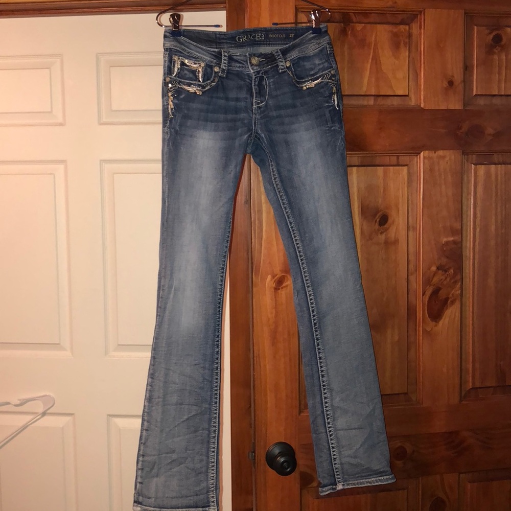 GRACE in LA Bootcut Jeans